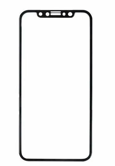 Защитное стекло Tempered Glass для Apple iPhone 11 Pro/Xs/X (черная рамка)