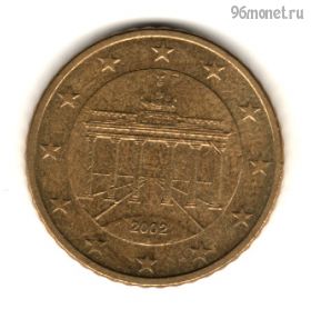 Германия 50 евроцентов 2002 A