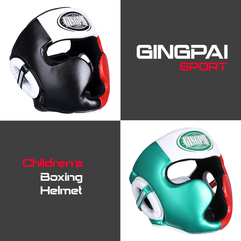 Детский шлем GINGPAI FID17BG для бокса