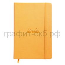Книжка зап.Clairefontaine Rhodia Webnotebook А5 96л.нелин.крем.блок оранжевый 90г/м2 118668C