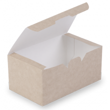 Коробка 400мл "FAST FOOD BOX S" 115х75х45мм OSQ картон, крафт