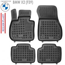 Коврики BMW X2 (F39) от 2018 - 2023 в салон резиновые Rezaw Plast (Польша) - 4 шт.