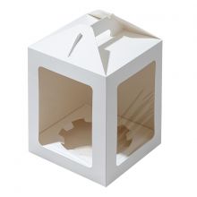 Коробка "JUMPL" 180х180х220мм ForGenika, с ложементом, 2 окна, белая