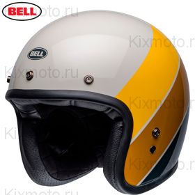 Шлем Bell Custom 500 Riff, Бело-желтый