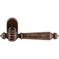 Дверная ручка на розетке 235 F Mirella Античная бронза